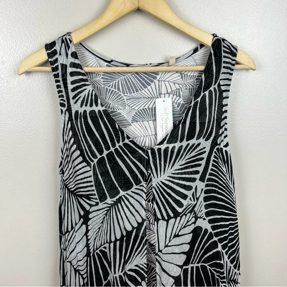 Soft Surroundings Miami Beach Maxi Dress Size Small Tropical Vacation Crinkle - Picture 9 of 10